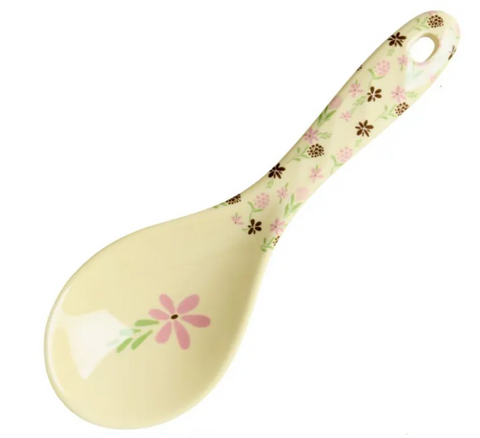 Rice Melamine Salad Spoon All You Need is Love And .. Print