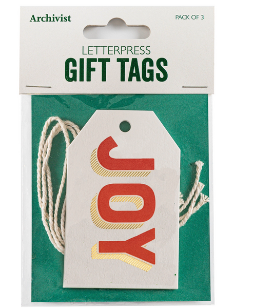 Archivist Joy Gift Tag