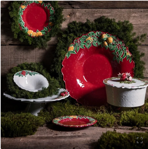 Bordallo Christmas Garland Charger Plate 35.5cm