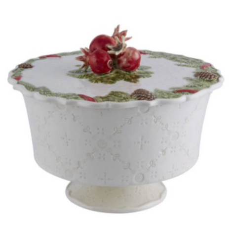 Bordallo Christmas Garland Low Candy Box