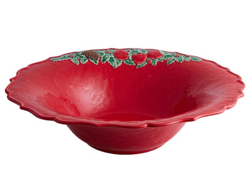 Bordallo Christmas Garland Salad Bowl 34cm