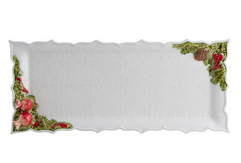 Bordallo Christmas Garland Tart Tray