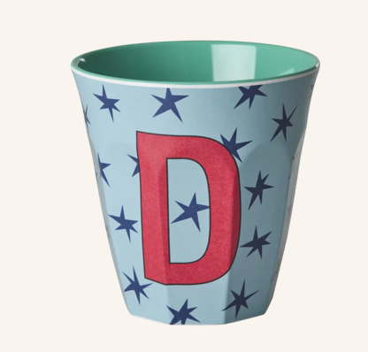 Rice Melamine Alphabet Cup With Stars - 250ml