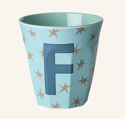 Rice Melamine Alphabet Cup With Stars - 250ml