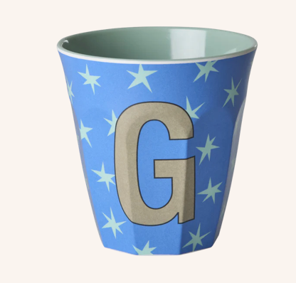 Rice Melamine Alphabet Cup With Stars - 250ml