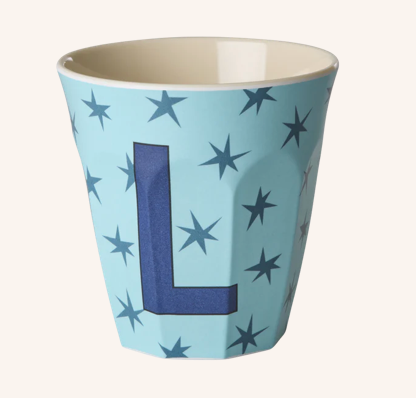 Rice Melamine Alphabet Cup With Stars - 250ml