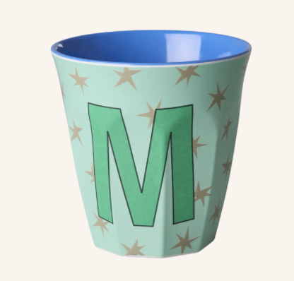 Rice Melamine Alphabet Cup With Stars - 250ml