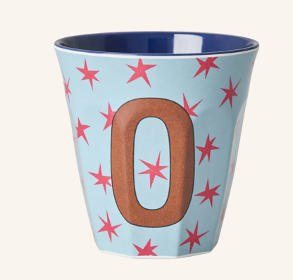 Rice Melamine Alphabet Cup With Stars - 250ml