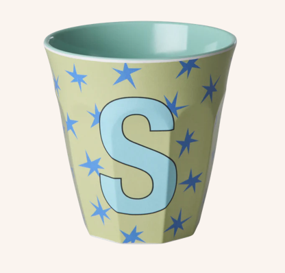 Rice Melamine Alphabet Cup With Stars - 250ml