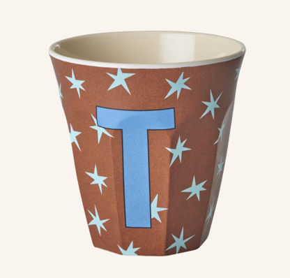 Rice Melamine Alphabet Cup With Stars - 250ml