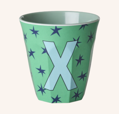 Rice Melamine Alphabet Cup With Stars - 250ml