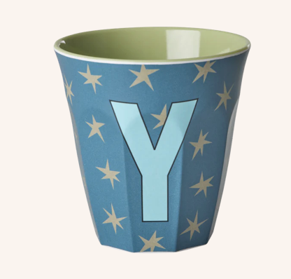 Rice Melamine Alphabet Cup With Stars - 250ml