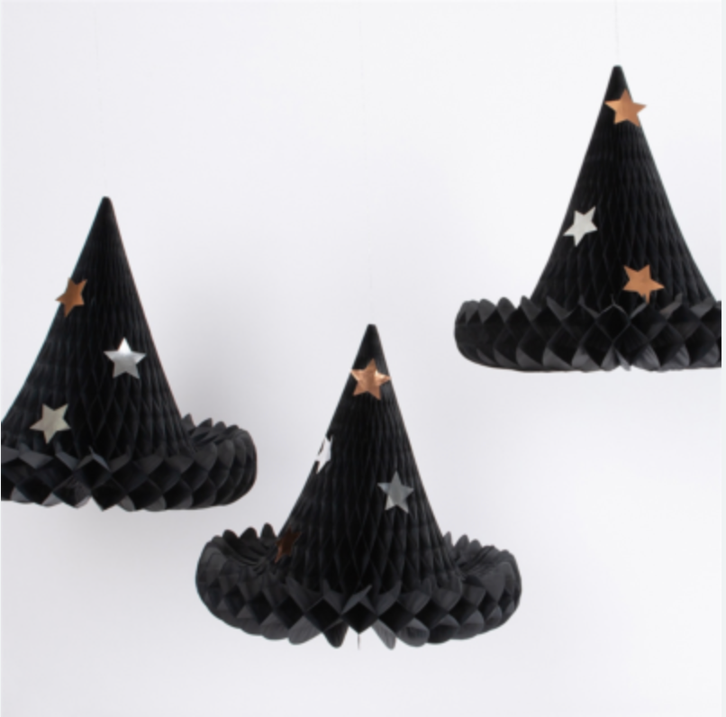 Meri Meri Honeycomb Witch Hat Decoration