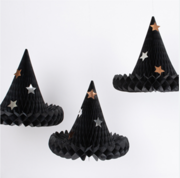 Meri Meri Honeycomb Witch Hat Decoration
