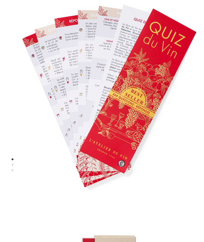 L'Atelier Du Vin Book Wine Quiz - 264 questions and answers