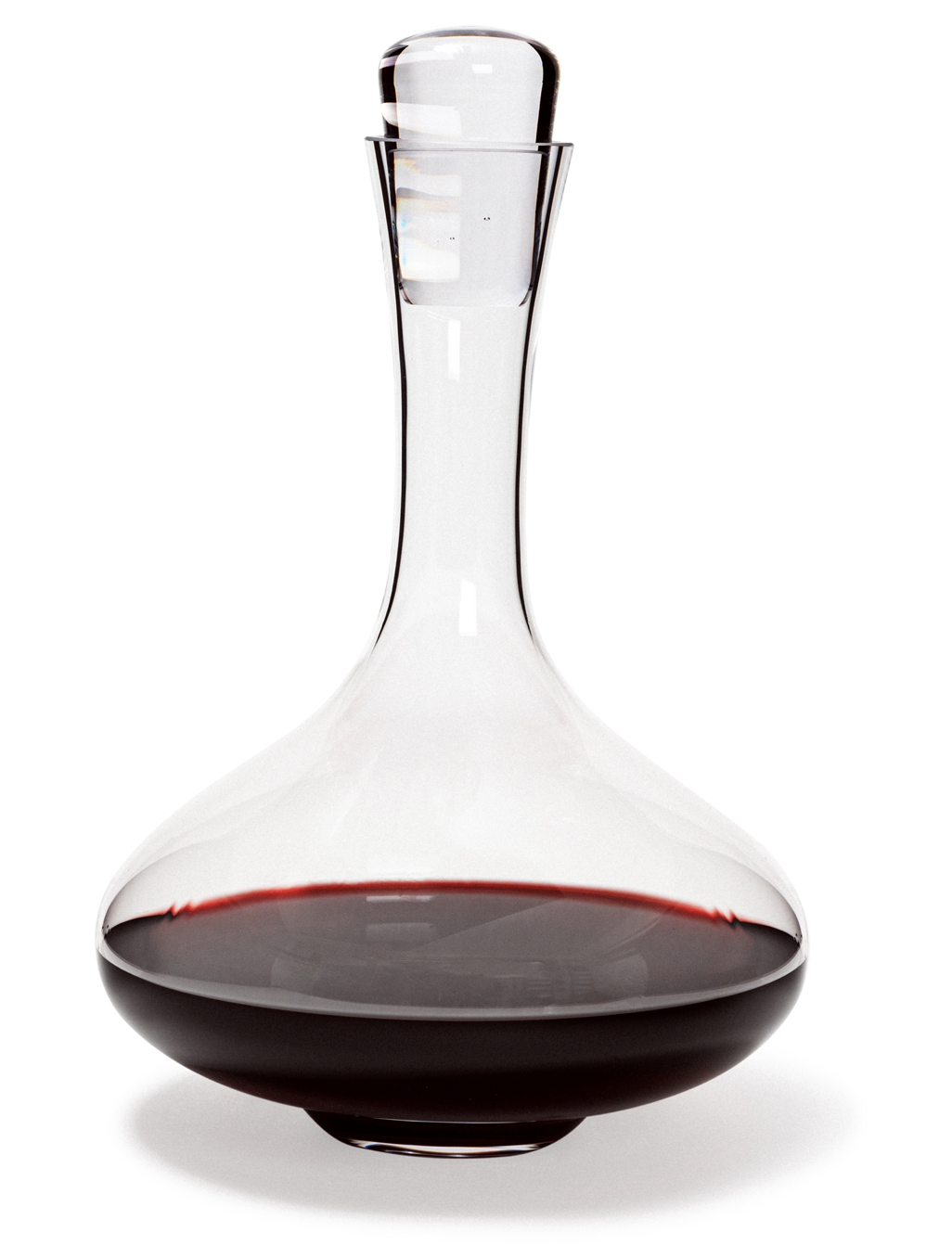 L'Atelier du Vin Carafe Bonde mouth-blown glass decanter with glass stopper
