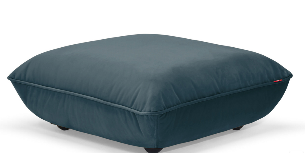 Fatboy Sumo Hocker Velvet Recycled Petrol