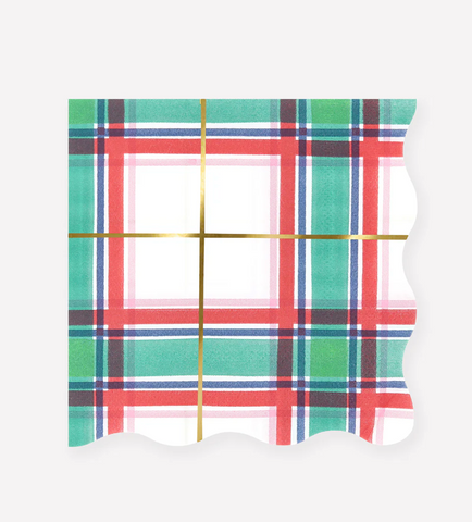 Meri Meri Tartan Small Napkins