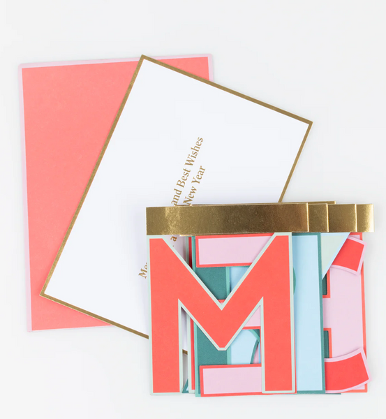 Meri Meri Merry Christmas Concertina Card