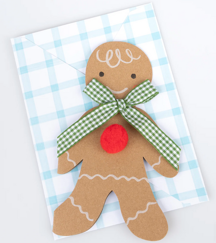 Meri Meri Gingerbread Man Card