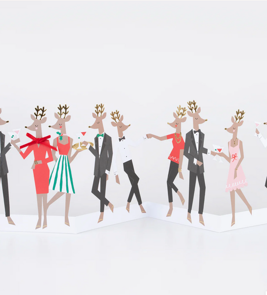 Meri Meri Reindeer Party Card