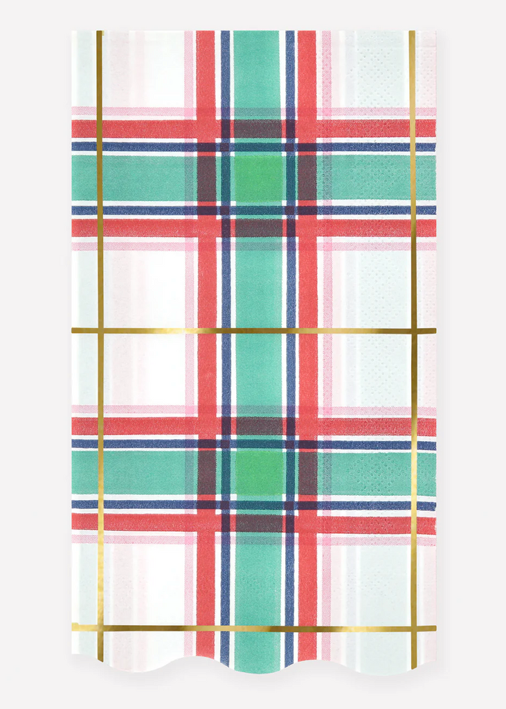 Meri Meri Tartan Guest Towels