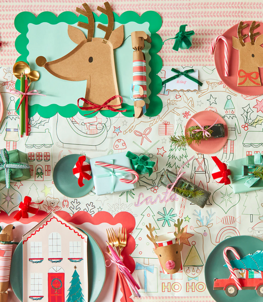 Meri Meri Reindeer With Red Bow Napkins