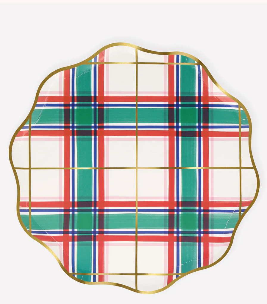 Meri Meri Tartan Side Plates