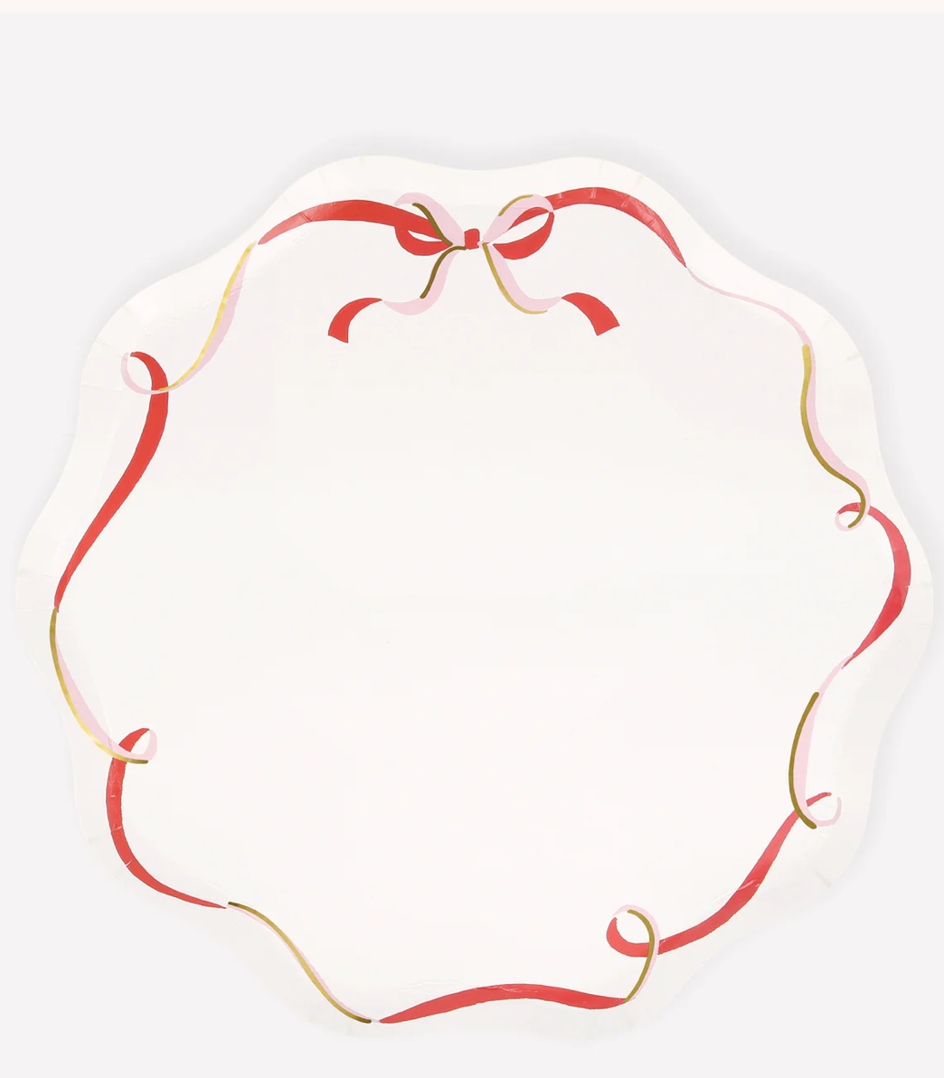 Meri Meri Ribbon Bow Side Plates