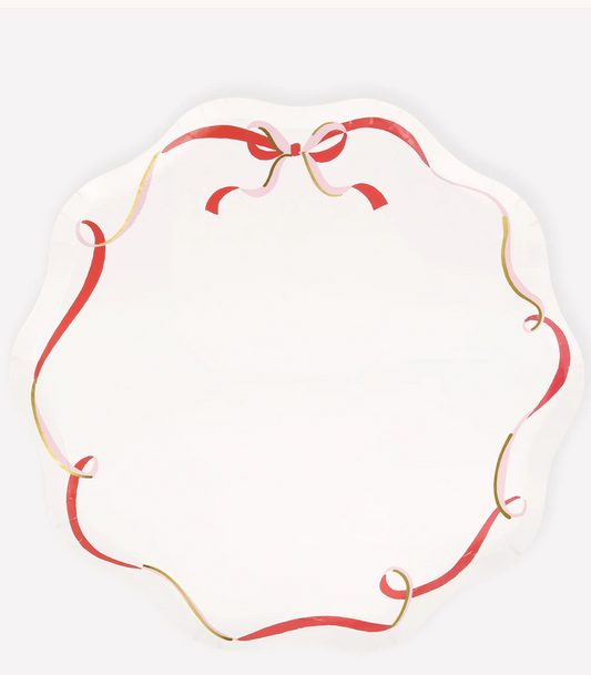 Meri Meri Ribbon Bow Side Plates