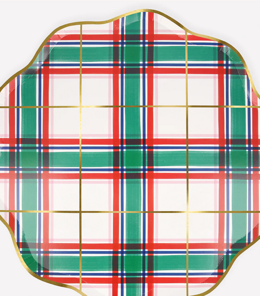 Meri Meri Tartan Dinner Plates