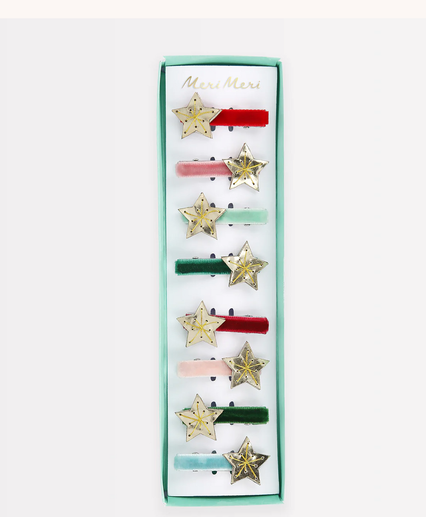 Meri Meri Gold Star Hair Clips