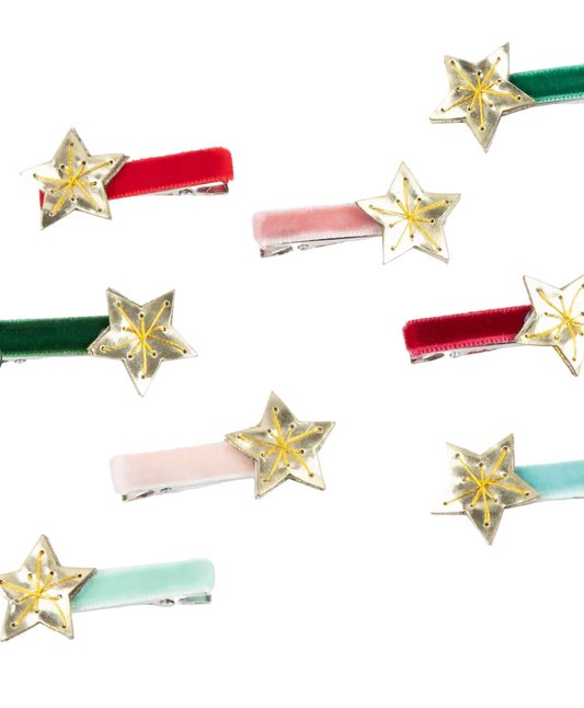 Meri Meri Gold Star Hair Clips