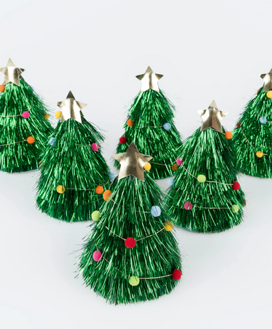 Meri Meri Tinsel Tree Party Hats