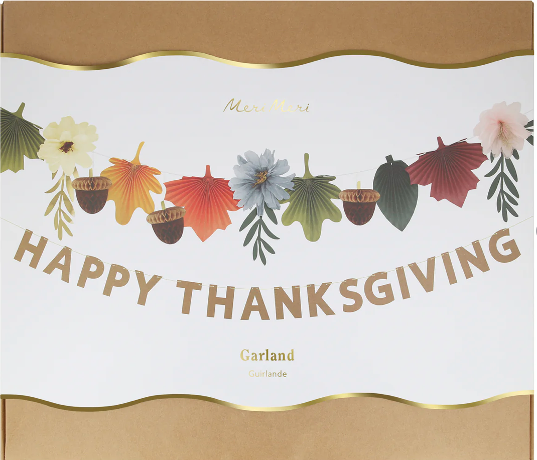 Meri Meri Happy Thanksgiving Garland Set, view 2
