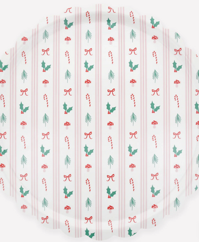 Meri Meri Festive Icon Stripes Large Tray