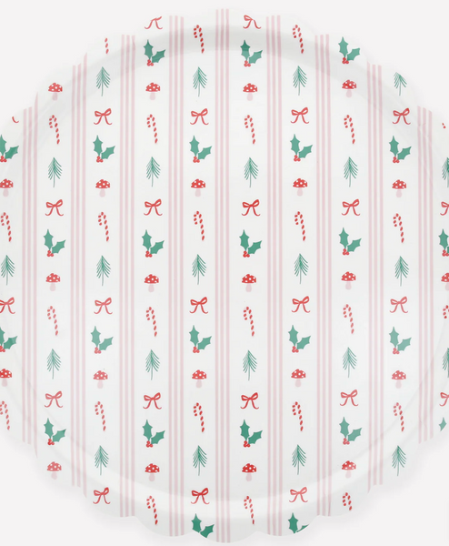 Meri Meri Festive Icon Stripes Large Tray