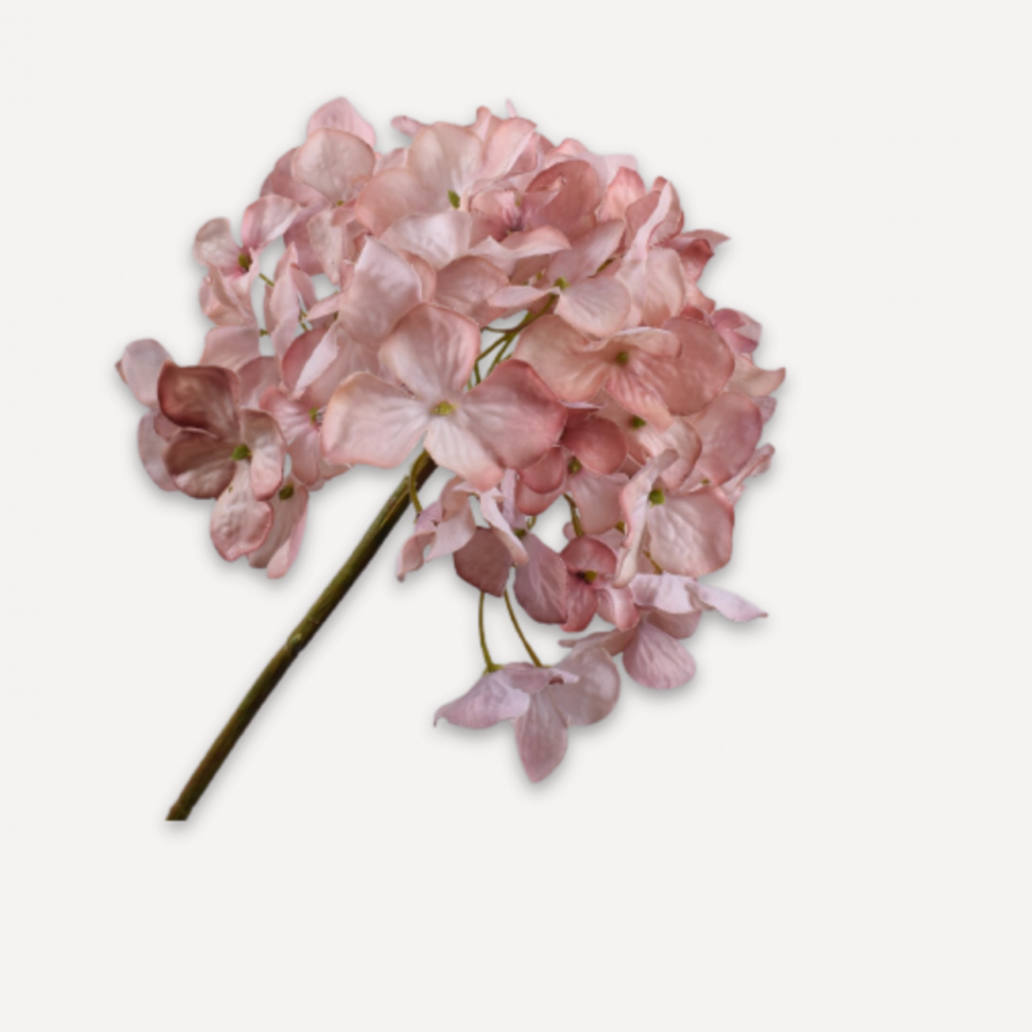 Silk-ka mauve hydrangea stem, 63 cm