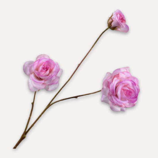 Silk-ka rose spray floral stem