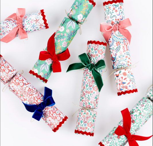 Meri Meri x Liberty Velvet Bow No-Snap Crackers