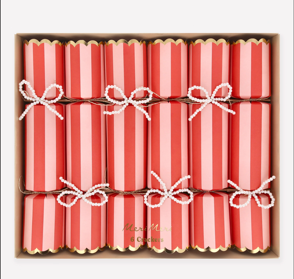 Meri Meri Pearl Bow No-Snap Crackers