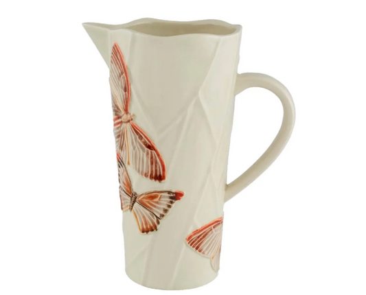 Bordallo Pinheiro Cloudy Butterflies By Cláudia Schiffer Pitcher