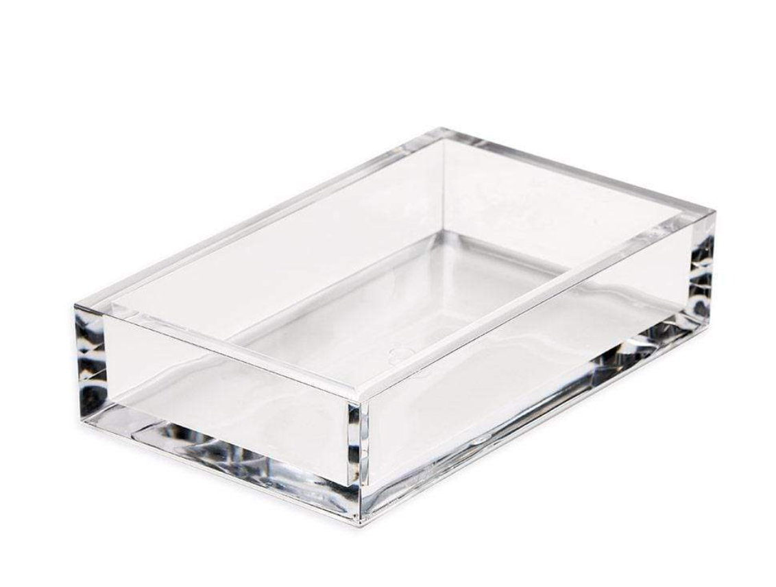 Caspari acrylic guest towel napkin holder