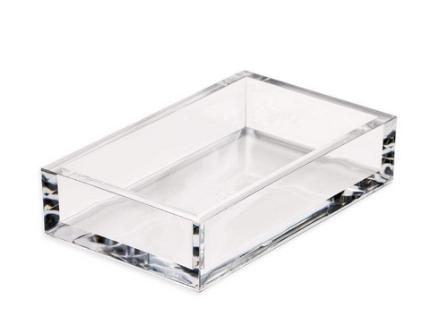 Caspari Acrylic Guest Towel Napkin Holder