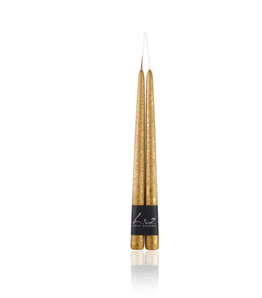 Rasteli - Luz your Senses Rustic Metal - Pair of Rustic Tapers - L 30 cm x Ø 2.2 cm