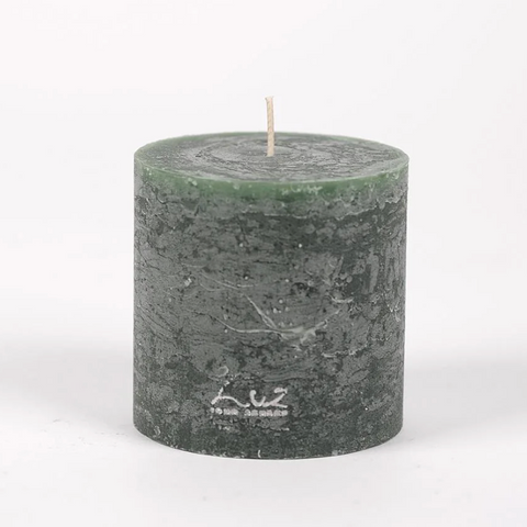 Rasteli Luz Your Senses Rustic Cilinder Candle - Taxus