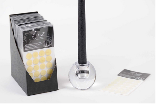 Rasteli Luz Your Senses Adhesive Card with 24 Rounds of Wax