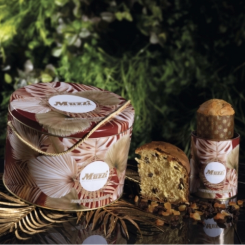 Panettone Muzzi Animalier Classico in Tin 1KG