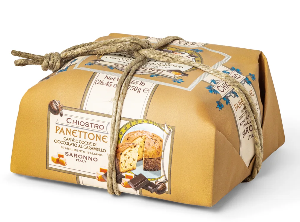 Chiostro Panettone Coffee And Caramel Chocolate Chip 750gm