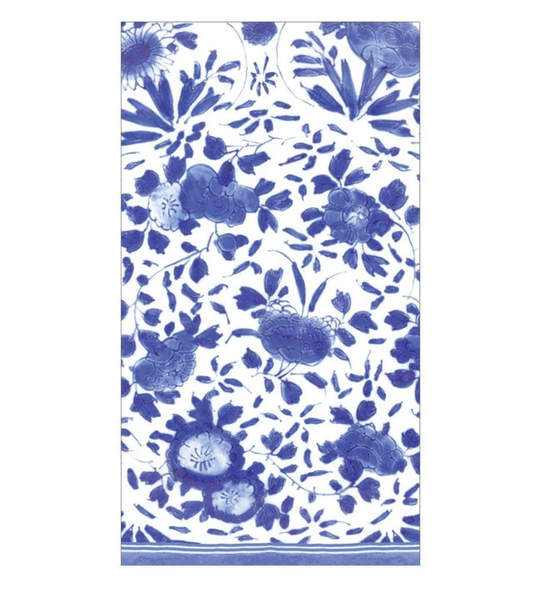 Caspari Delft Blue Guest Towel
